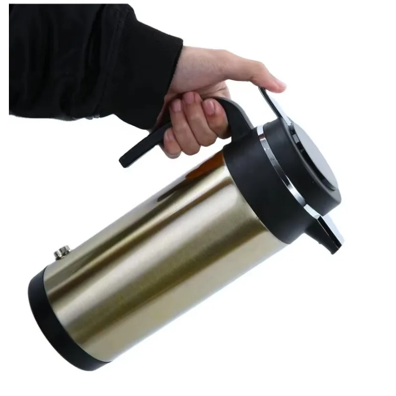 

12V/24V Truck Electric Kettle 1000ML Stainless Steel Car Heating Kettle