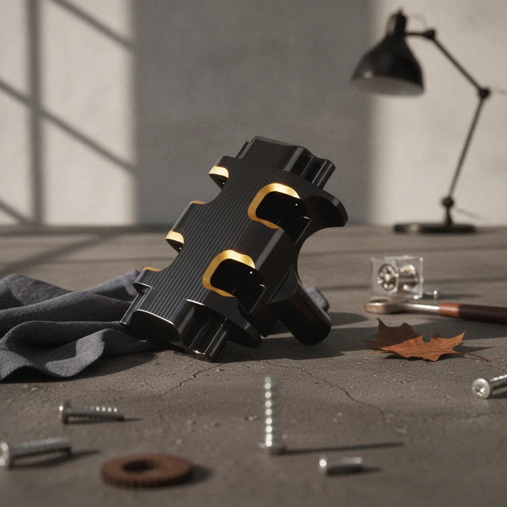 Gearbox Bottom Plate Metal Gearbox Plate with Screws Black Sturdy for RC Crawler Builders