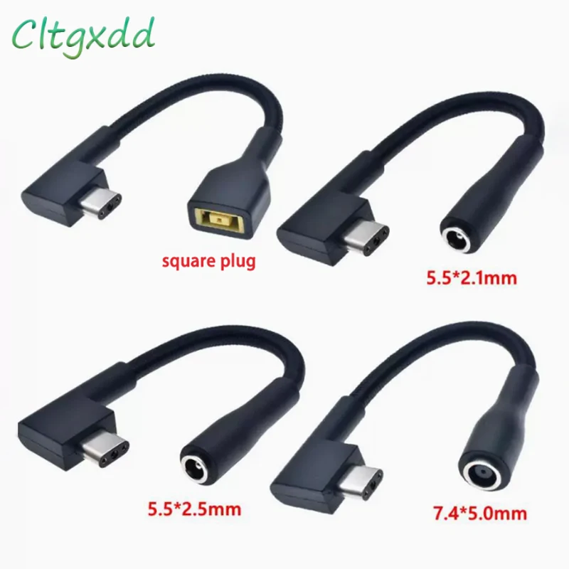 1Piece Suitable for Razer gaming laptop power adapter 3-pin to DC 5.5 * 2.5/2.1/7405/square port laptop fast charging cable 230W