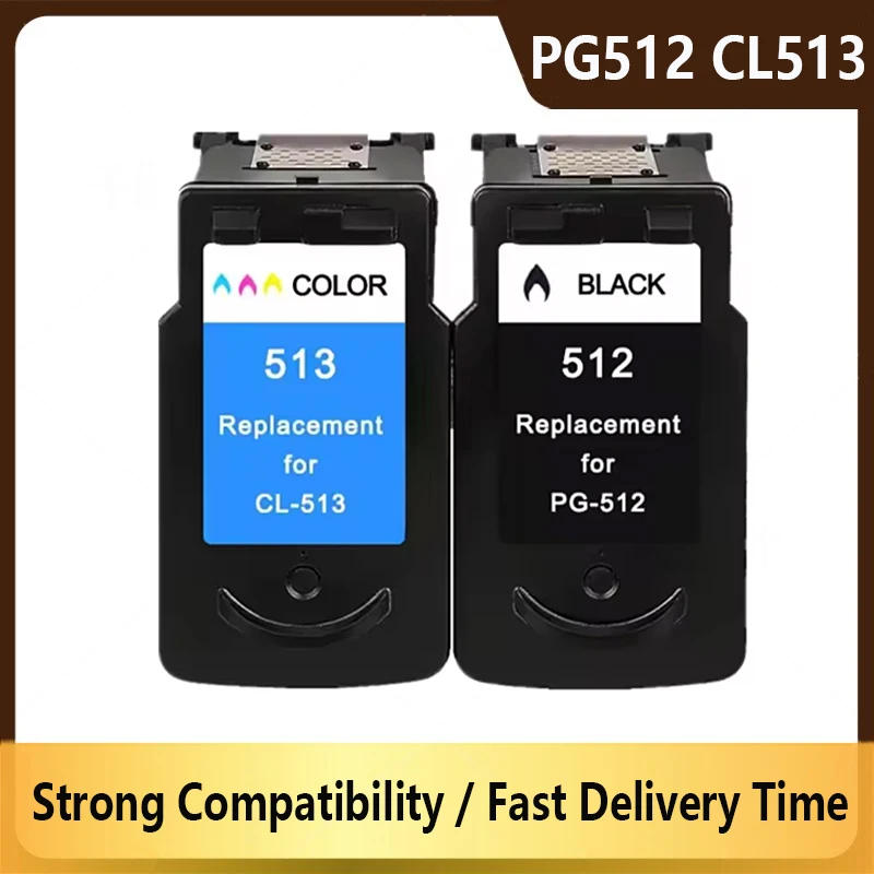 Kompatybilny wkład atramentowy PG512 CL513 PG-512 CL-513 do drukarek Canon Pixma MP230 MP250 MP240 MP270 MP480 MX350 IP2700
