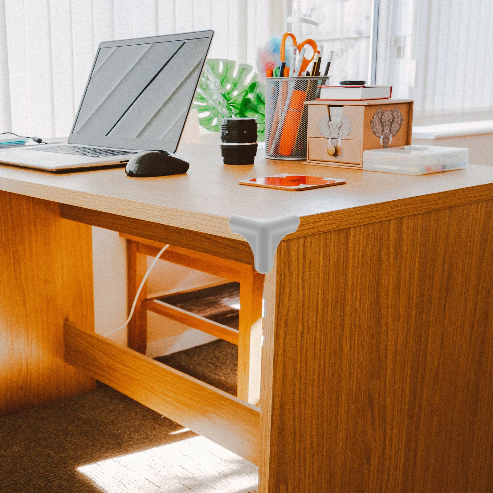 4 قطعة سيليكون المضادة للتصادم حشوات للزوايا ل شفاط المطبخ الأثاث سلامة حافة حماة الجدول عثرة الوقاية الاستخدام المنزلي #1