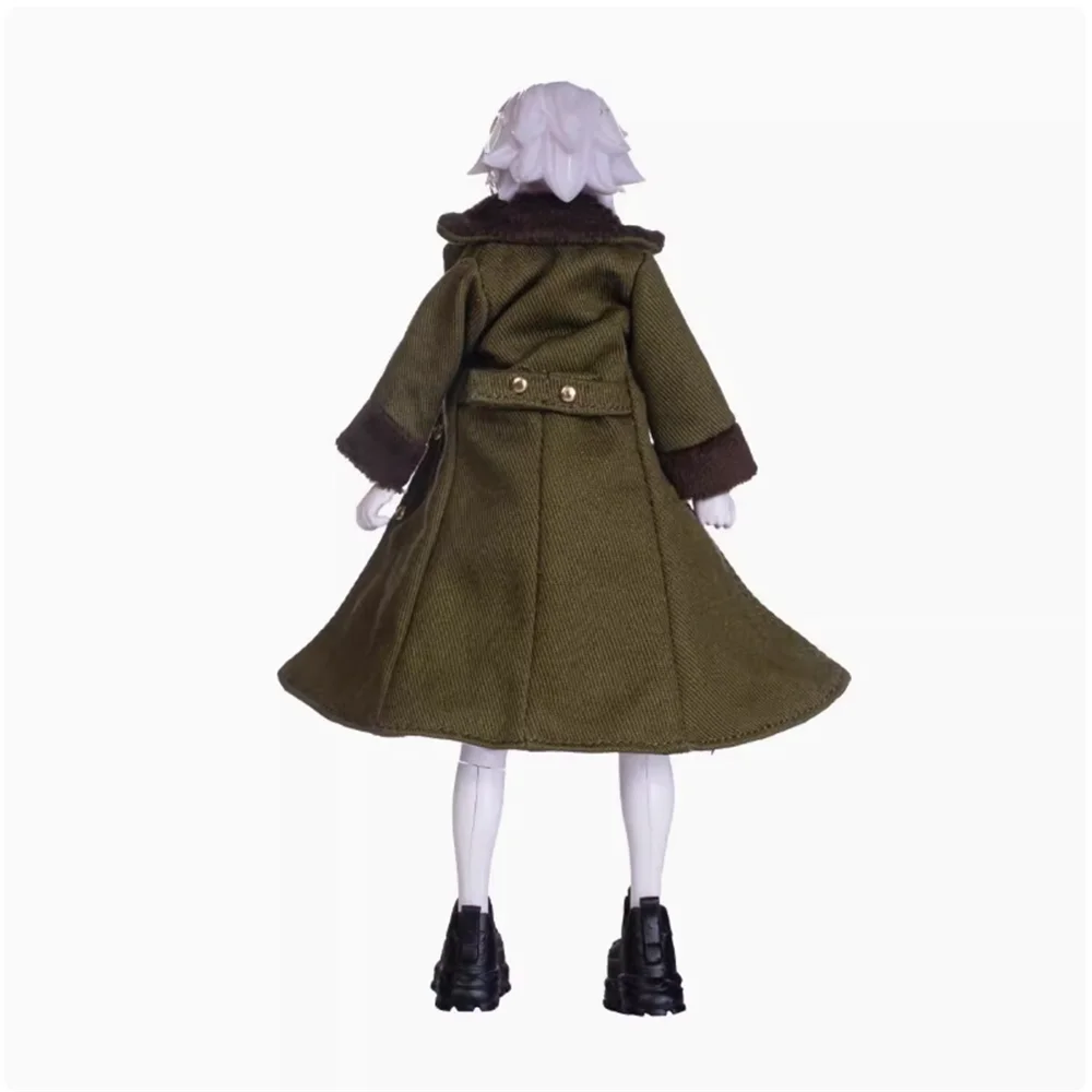 

1/12 Soldier Fashion Clothing Army Overcoat Coat 2025 Snake Style Model Accessories Fit 6'' Action Figure Body In Stock