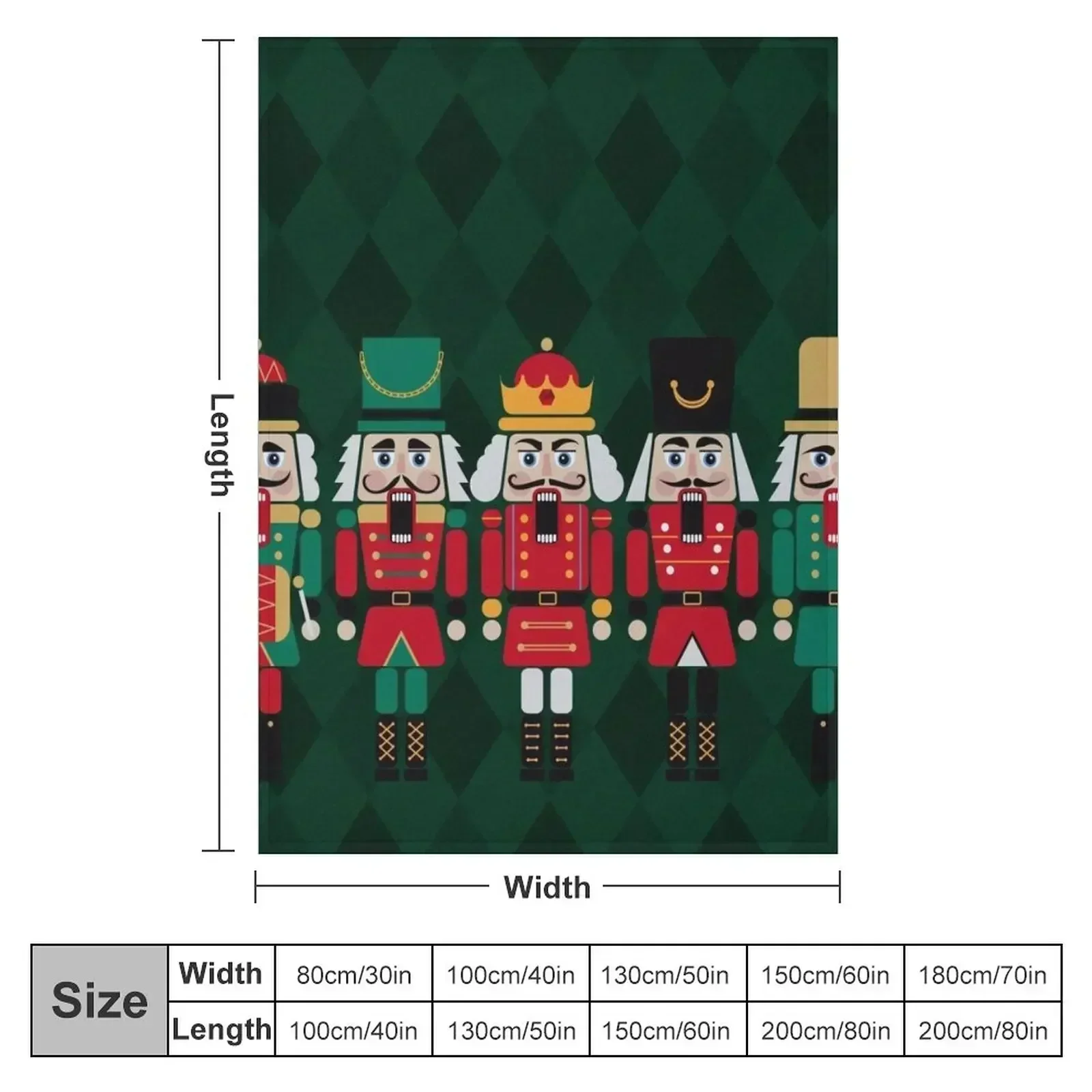 The Nutcrackers Throw Blanket christmas gifts Luxury St Large Thins Travel Camping Blankets