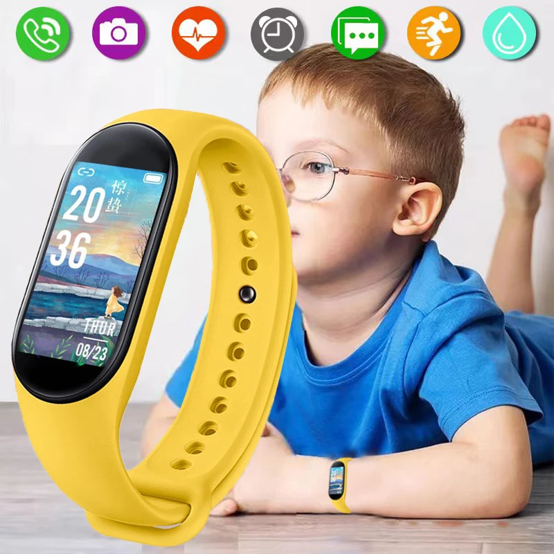 

Relojes Smart Watch Kids Smartwatch Children Fitness Tracker Heart Rate Monitor For Boys Girls Waterproof Electrónicos Watches