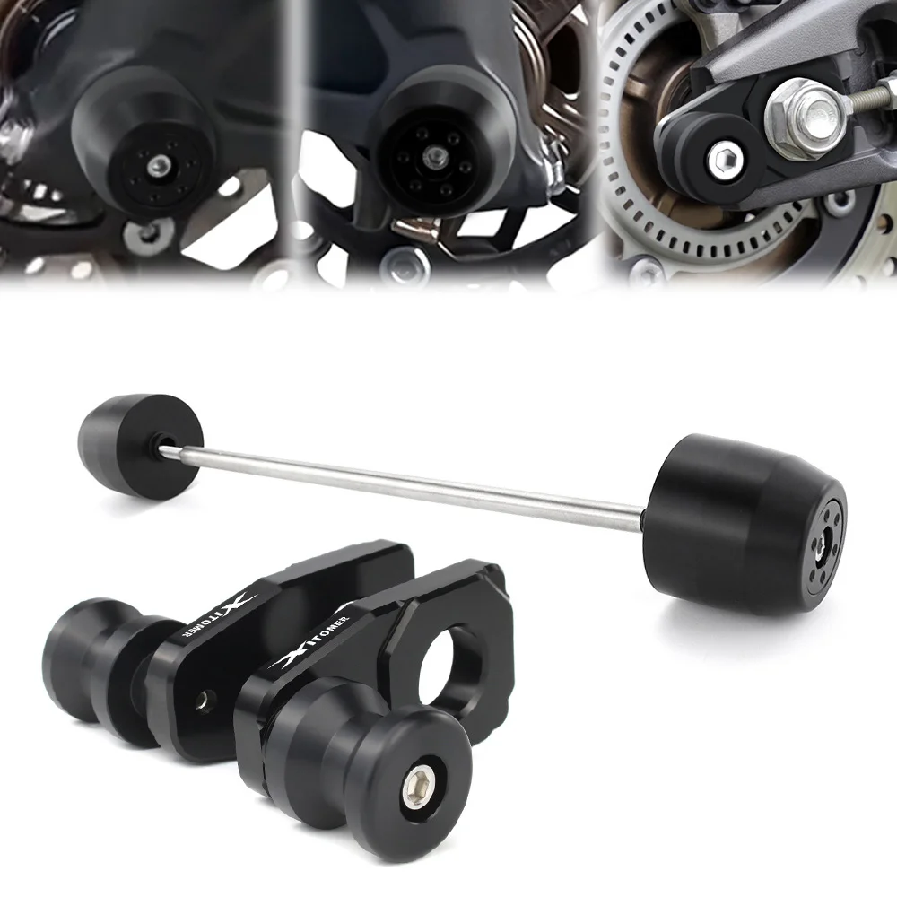 

Front Rear Wheel Axle Fork Crash Slider Motorcycle Stand Screw Swingarm Spools CB650R 2019-2025 CBR650R 2019-2025 For HONDA