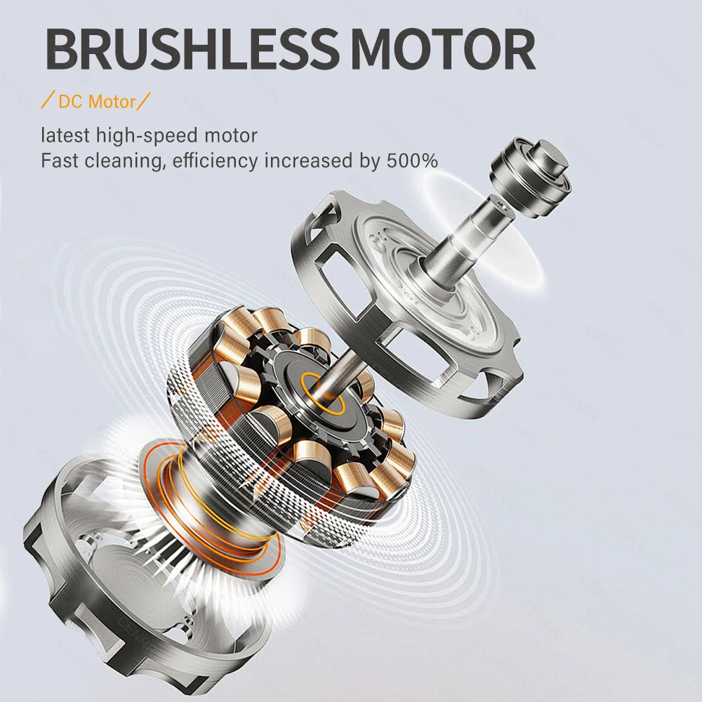 CENRR Powerful Mini Vacuum Cleaner 998000PA Cordless Portable Car Vacuum Cleaner for Home Appliance Handheld Blower Car Cleaner