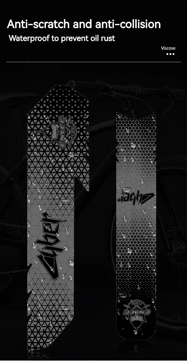 ENLEE Fahrradrahmen-Schutzaufkleber, MTB, abnehmbarer Fahrrad-Unterrohr, kratzfester Aufkleber, Klebeband, Schutz, Fahrradzubehör – Detail 9