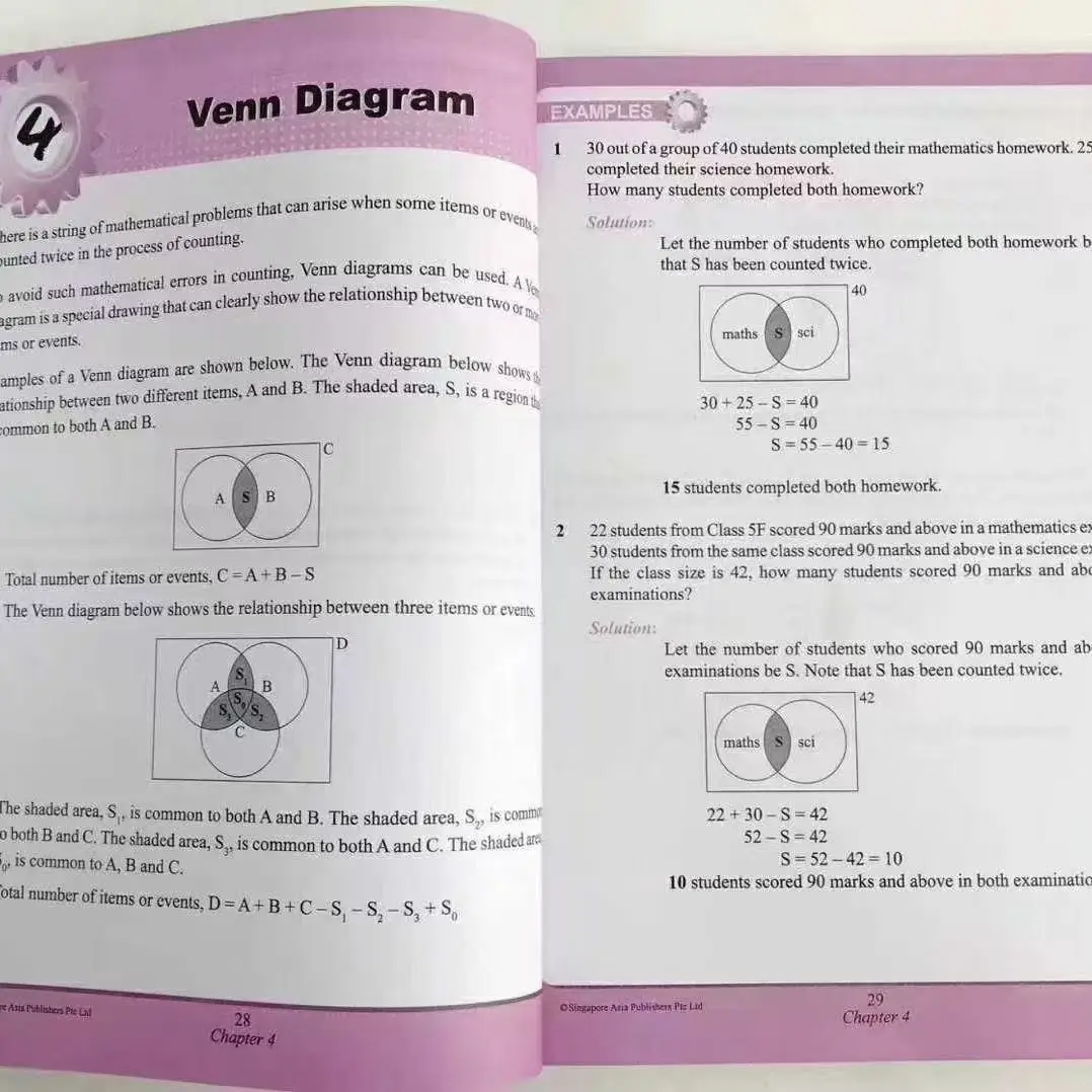 للصفوف 1-6 كتب سنغافورة SAP الرياضيات أولمبياد أسئلة التدريب الأولية للتفكير الرياضي في الرياضيات أوليمبياد #6