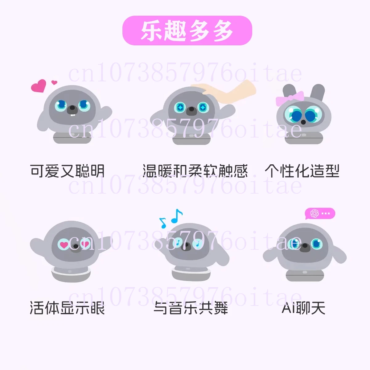 

Ropet Robot Intelligent Ai Desktop Companion Robot Facial Recognition Touch Sensing Growth Customizabl Pet Toy Support Multi-Lan