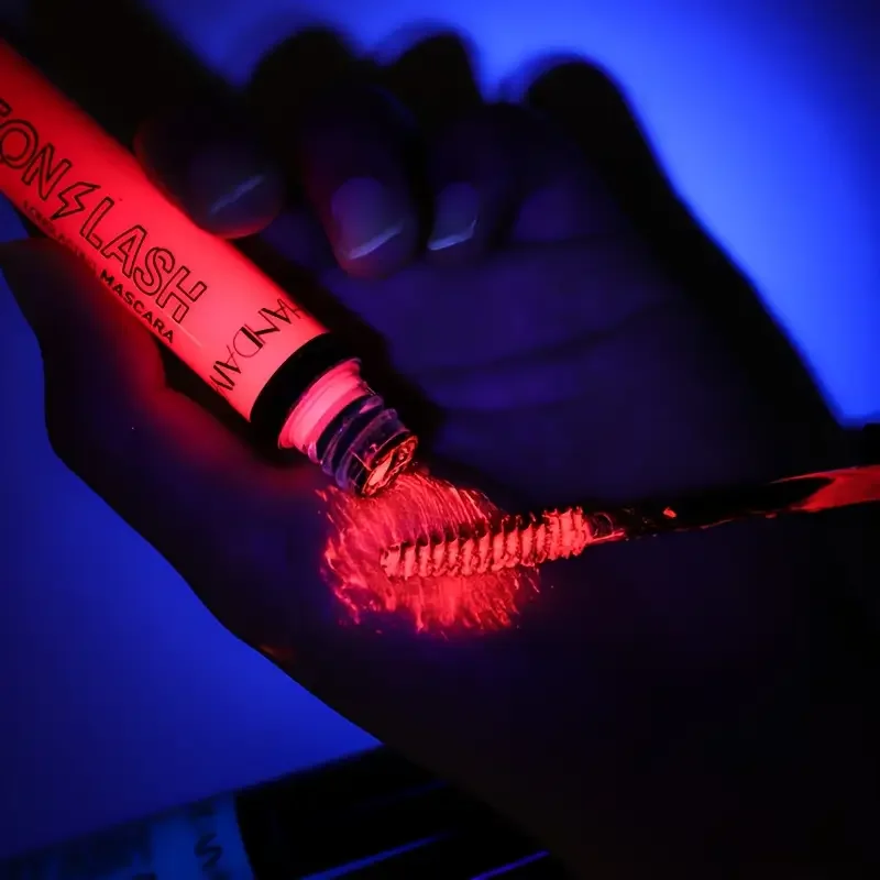 6Pcs Fluorescence Mascara Waterproof No Blooming Fast Dry Colorful Neon Eyelashes Curling Yellow Lengthens Eye Lashes Cosmetics