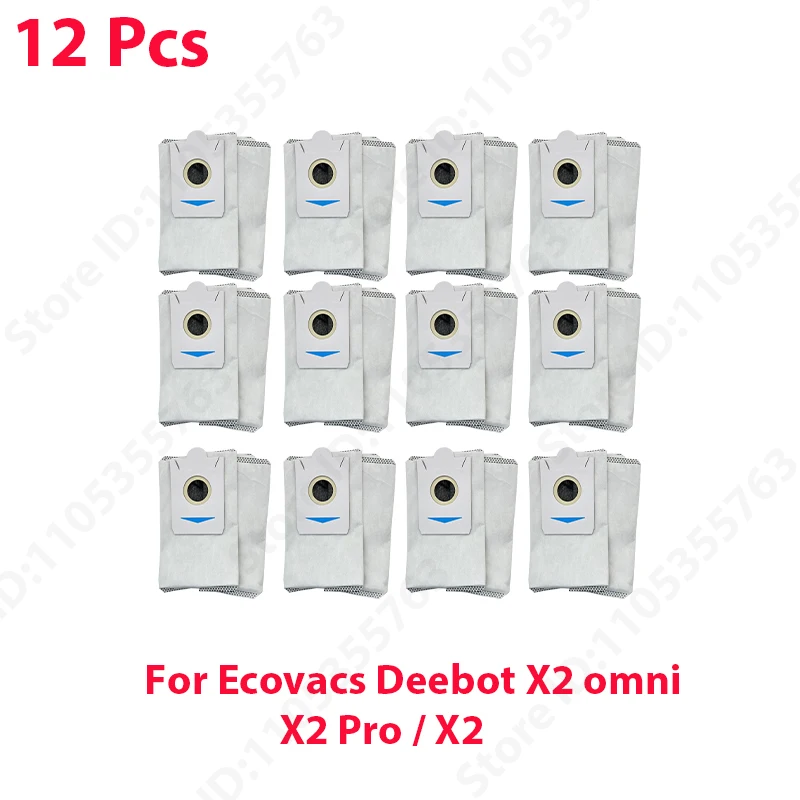For Ecovacs Deebot X2 Omni / X2 Pro / X2 Main Side Brush Hepa Filter Mop Cloth Dust Bag Accessories image 3