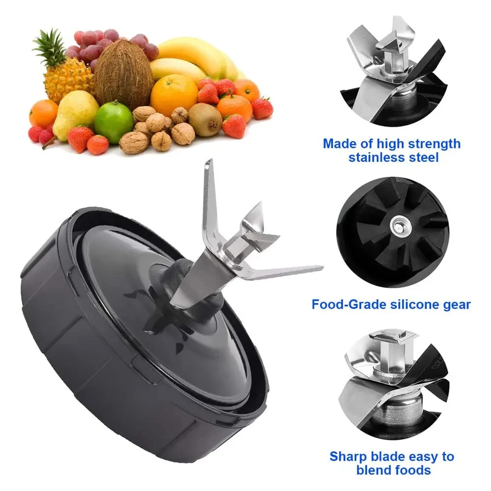 7 Fins Extractor Blades for Blender Replacement Parts with Washer Rubber for Nutri BL486 BL642 N102 BL682 image 5