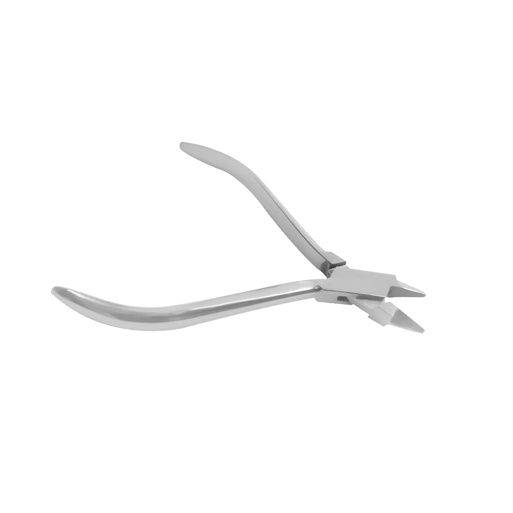 Dental Kieferorthopädie Zange Flachkopf Edelstahl Zange Niti Draht Bogen Draht Cutter Zahnmedizin Draht Ligatur Cutter Instrument