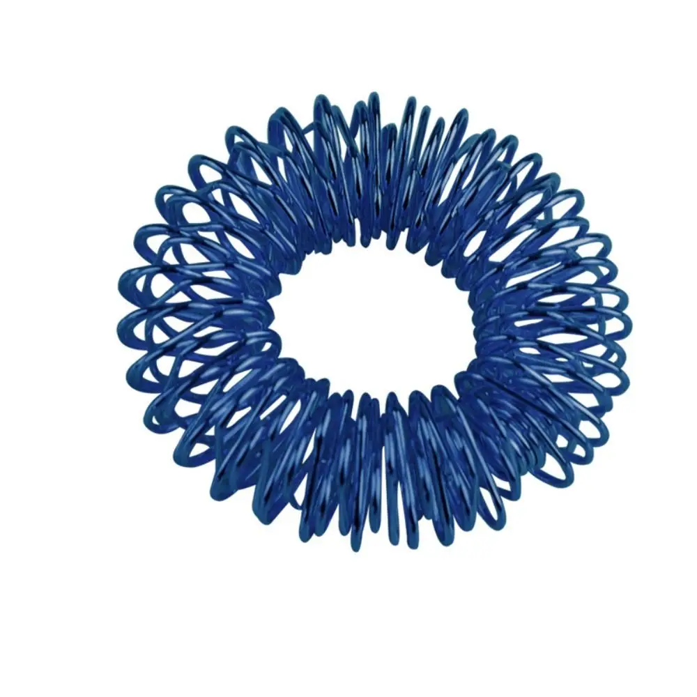 Anillo de acupresión Premium refinado, resortes, anillos de masaje de dedo de acero, Mini anillo antiestrés de φ2,5 cm, dedos de relajación