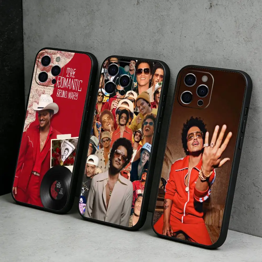 

B-Bruno Hooligans Mars-s Phone Case For iPhone17,16,15,14,13,12 Plus,Max Soft Silicone Black Cover