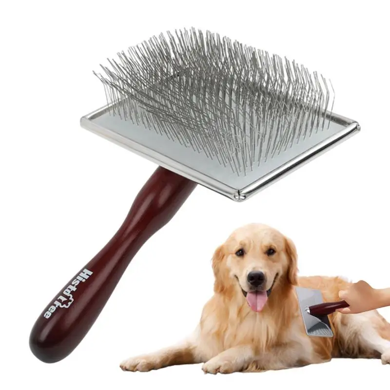 Dogs Grooming Comb cats Shedding Slicker Brush Portable Dog Massage Clean Tangled Brush For Small Medium Large Dogs Cats Pets