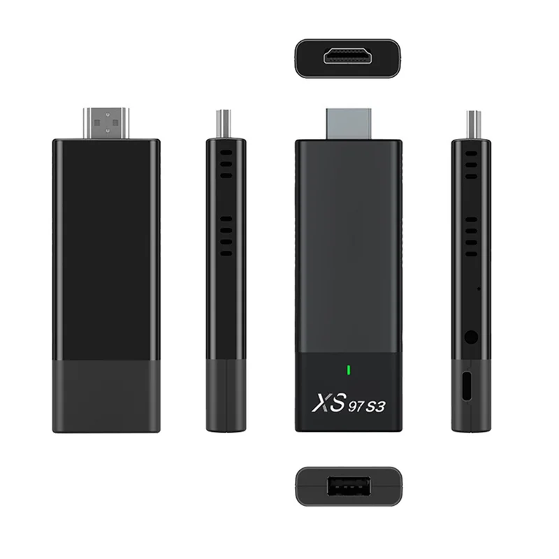 Advanced XS97 S3 Smart TV Stick Set Top Box H313 Internet HDTV 4K HDR TV Receiver 2.4G 5.8G Wireless Wifi Android 10 Media Playe
