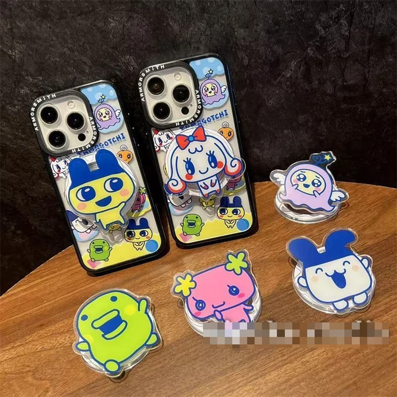 Soporte para Teléfono MagSafe con Diseño de Mascota Digital Retro, Soporte de Escritorio Desmontable con Fuerte Imán, Regalo para Niños y Niñas