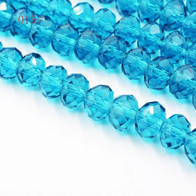 FLTMRH Olive GreenColors 4mm 140pcs Rondelle Austria faceted Crystal Glass Beads Loose Spacer Round Beads for Jewelry Making