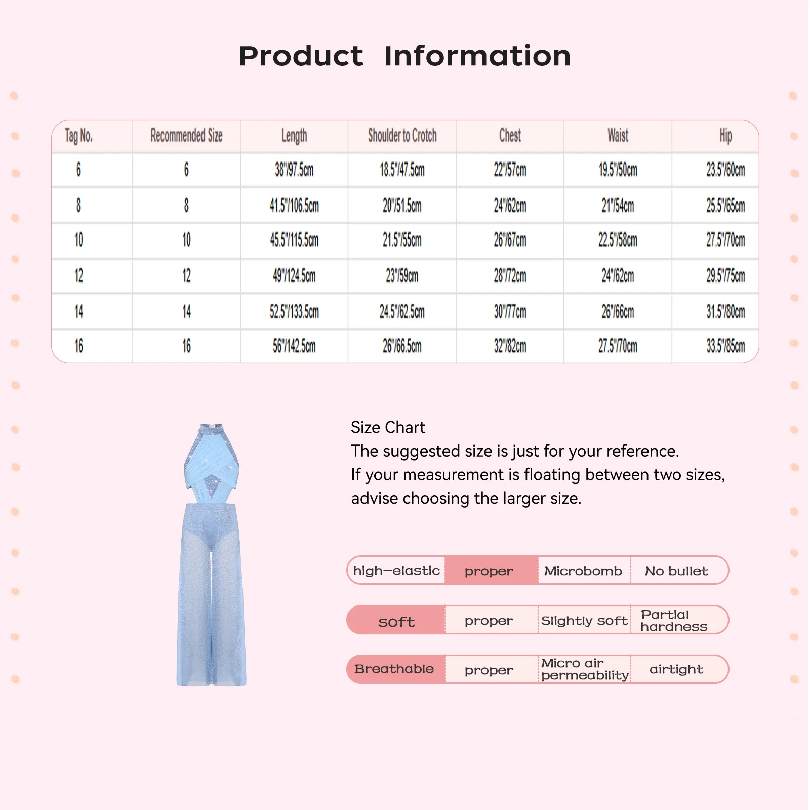 

Kid Girls Shiny Mesh Sequin Jumpsuit Gymnastics Ballet Dance Bodysuit Sleeveless Wide-Leg Pants Rompers for Figure Skating Dress