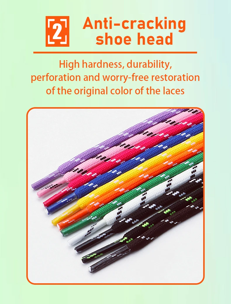 5 mm dicke, runde Schnürsenkel für Outdoor-Sportarten, Sneaker, Basketballschuhe, Länge 100/120/140/160 cm, Schuhzubehör, 1 Paar. – Detail 3