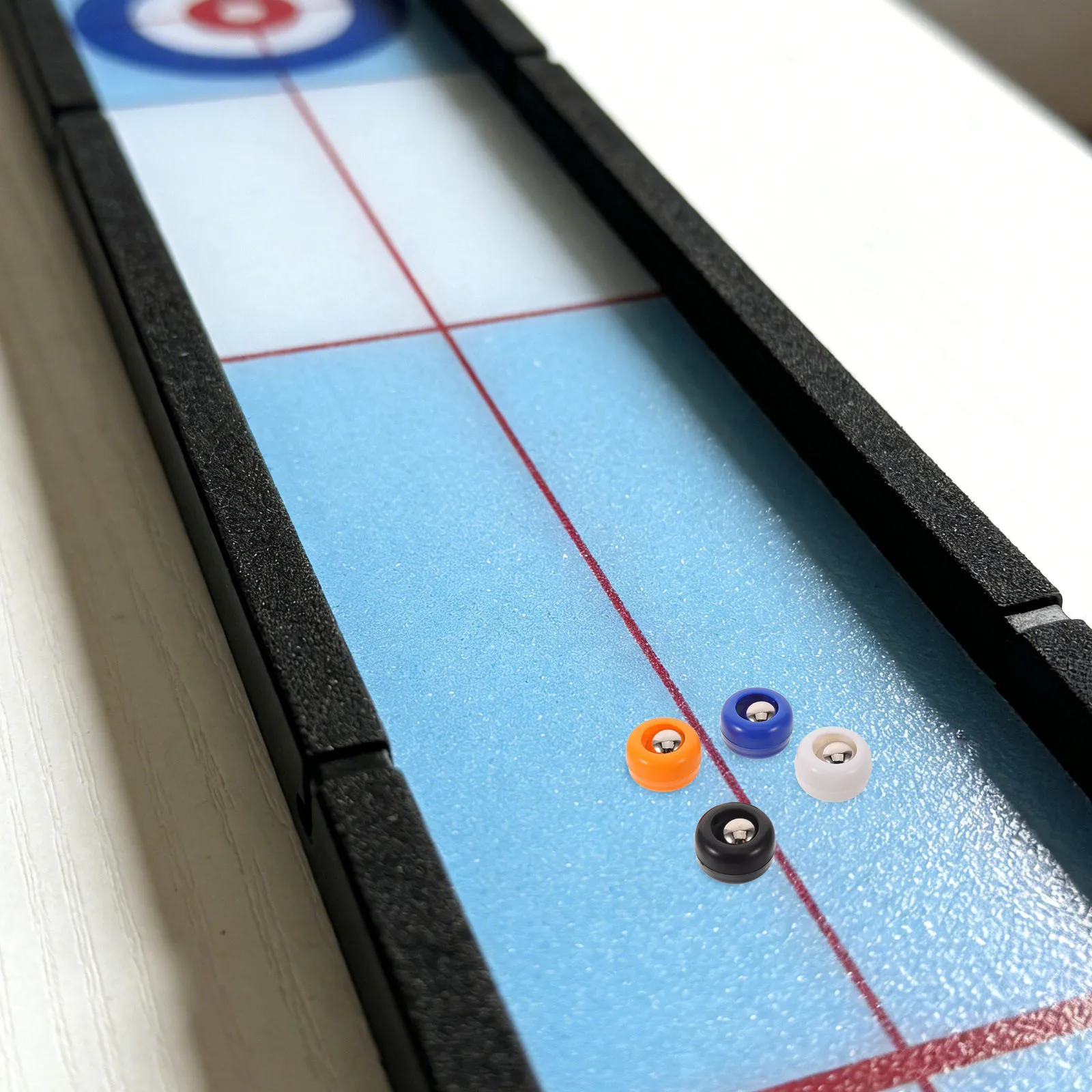 Party Games Indoor - 16Pcs Tabletop Curling Pucks Smooth Sliding