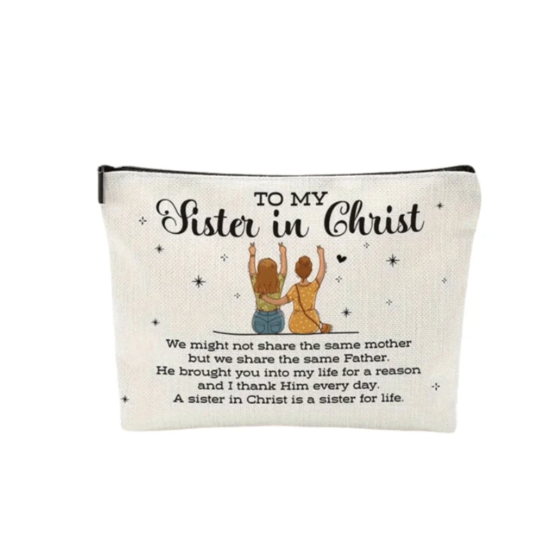 Borsa da viaggio portatile da 1 pezzo: borsa per cosmetici, accessori da viaggio, con motivo a cartoni animati, materiale in poliestere resistente, adatta per pendolarismo quotidiano, viaggi, uso all'aperto, borsa per cosmetici carina, regalo ideale per le giovani