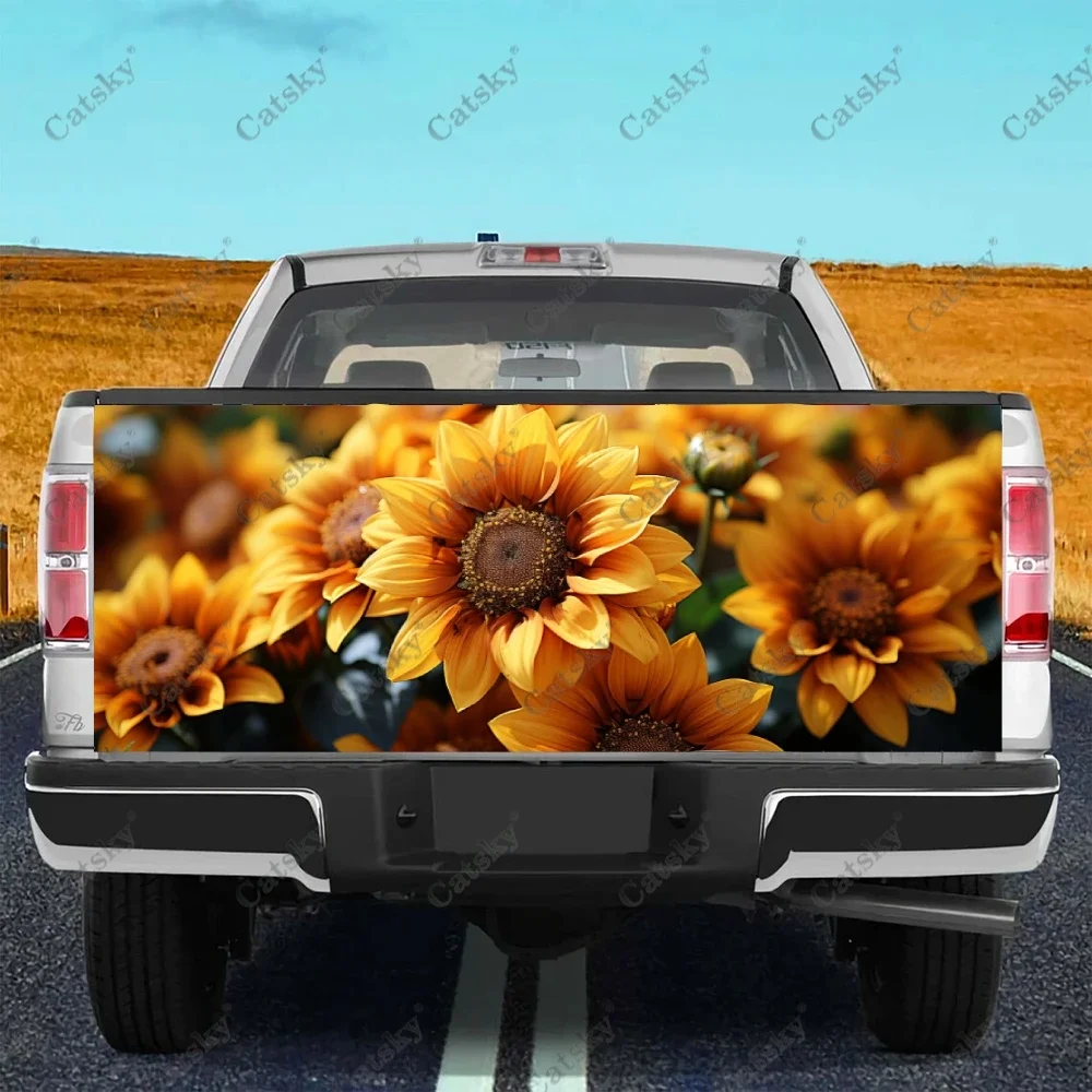 

Подсолнух, наклейки на задний хвост автомобиля, авто наклейки, наклейка на автомобили, креативные наклейки, наклейка для украшения кузова автомобиля, наклейка для украшения грузовика