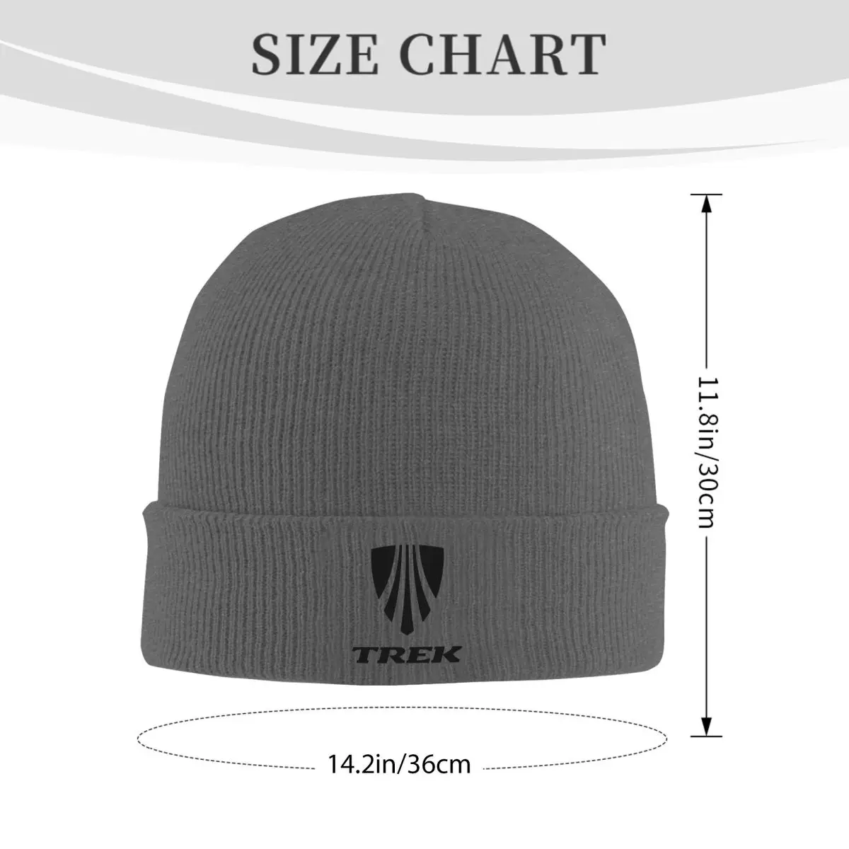 Trek Bike Logo Warm Knitted Cap Fashion Bonnet Hat Autumn Winter Outdoor Beanies Hats for Men Women Adult