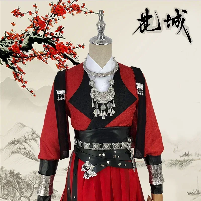 Anime Tian Guan Ci Fu Cosplay Hua Cheng-kostuum Heaven Official's Bless HuaCheng Rood kostuum voor mannen en vrouwen Chinese Anime Cos