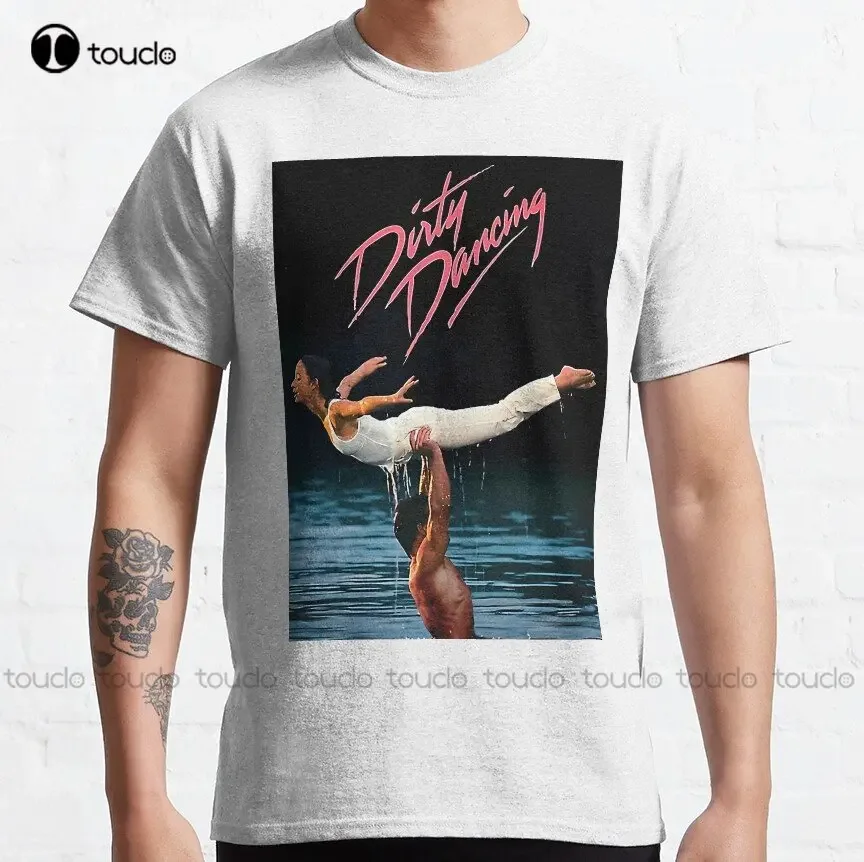 Dirty Dancing Movie Poster Classic T-Shirt Custom Aldult Teen Unisex Digital Printing Tee Shirts Custom Gift Xs-5Xl Tshirt