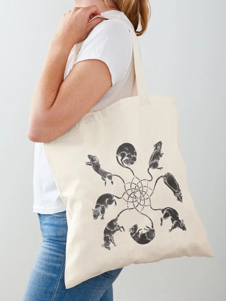 

The Rat King (Inverted) Tote Bag canvas shopping bag tote bag woman tote