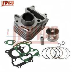 37mm Cylinder Kit Motor for SYM MIO50 Fiddle 2 Jet 4 Allo 50 Symphony SR Tonik X-Pro 50cc Awa 12100-A1A-000 4-Stroke Motoblock