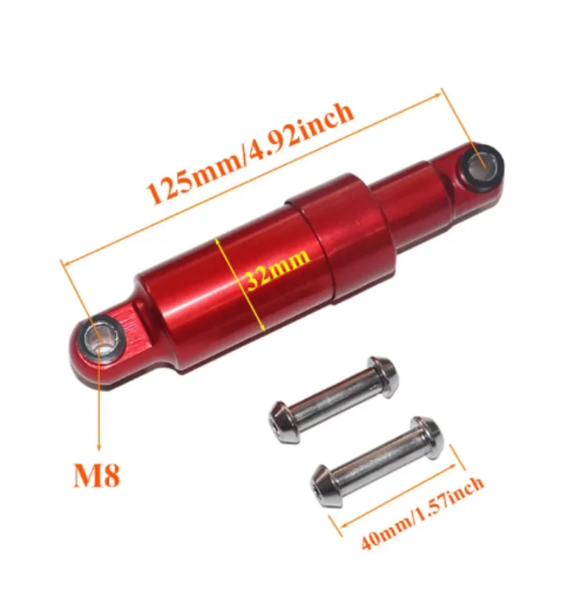135 مللي متر 125 مللي متر 110 مللي متر صدمة التعليق الخلفي ل سكوتر كهربائي دراجة نارية قابل للتعديل امتصاص صدمة الربيع سكيت أجزاء 1 مجموعة