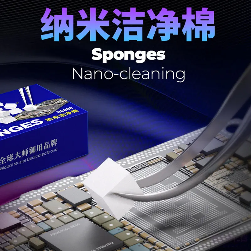 Mechanic NC800 Nano-Schwamm zur rückstandsfreien Reinigung, hochdichte Baumwolle, Präzisionsreinigung, Lötflussmittel, Ölrahmen-Werkzeug für Telefone usw. – Detail 4