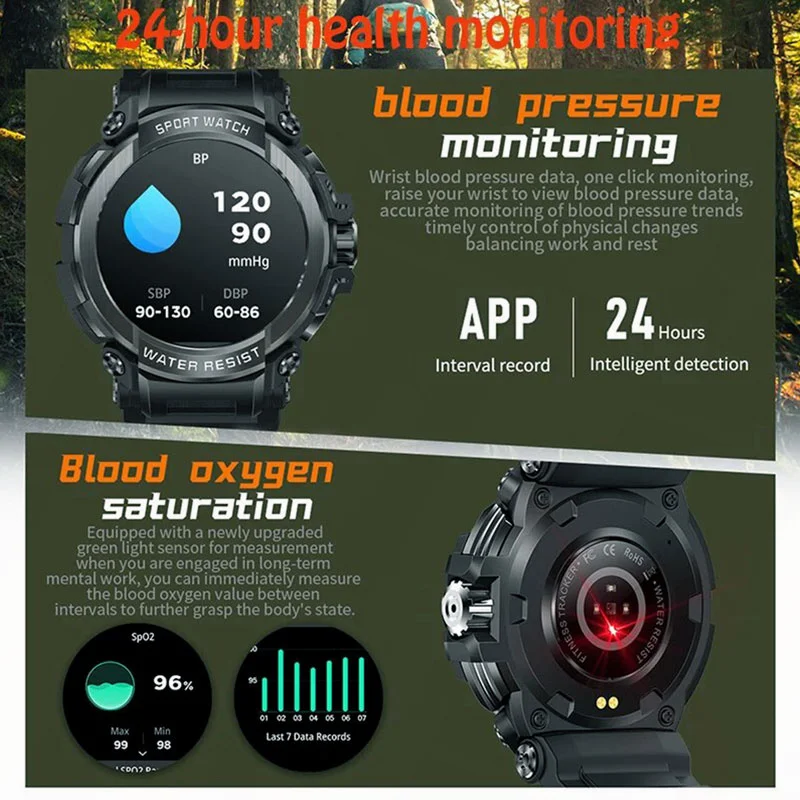 2024 neue Smartwatch Männer Bluetooth Anruf Armbanduhren amoled Sport Fitness Uhr 600mah Gesundheit Smartwatch für Android iOS Xiaomi