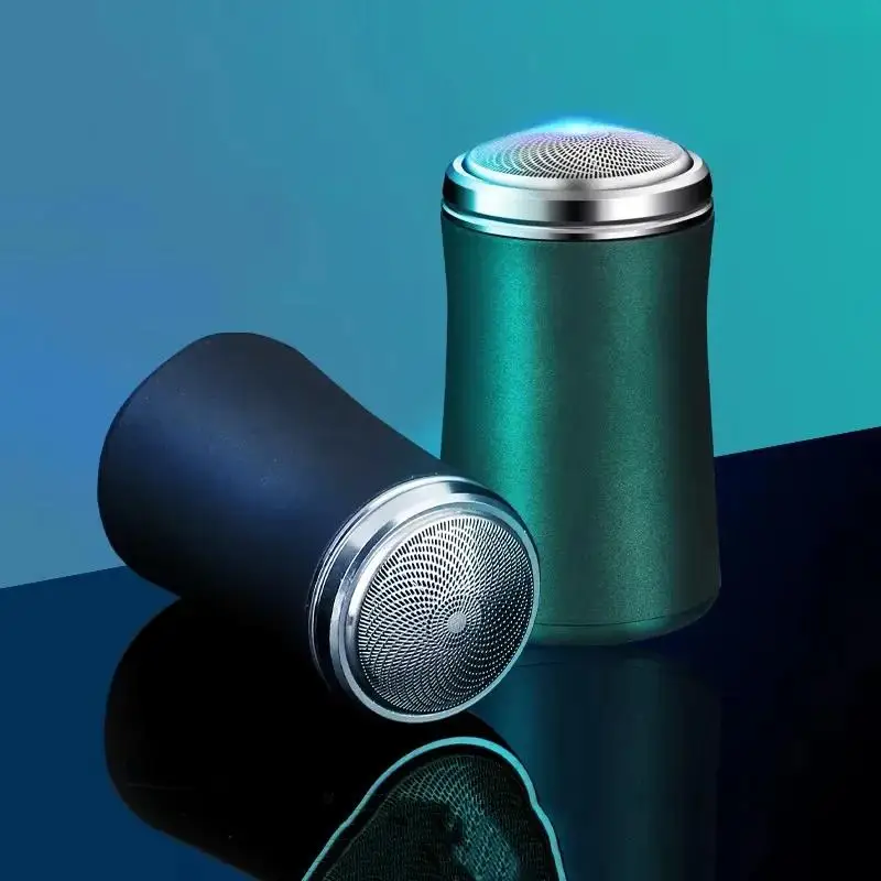 

Портативный мини-электрический набор для бритья - версия с зарядкой через USB - водонепроницаемый и влагостойкий мужской триммер для бороды двойного назначения