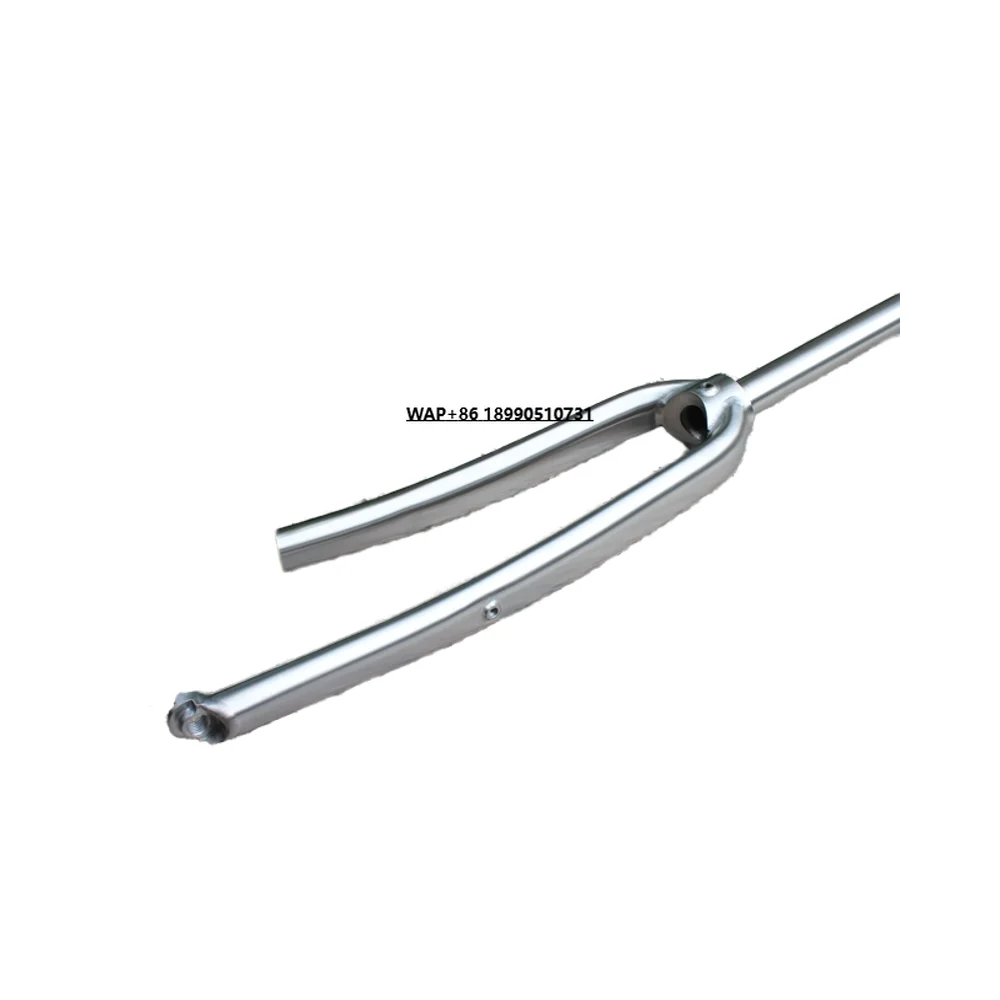 

Custom 700C Titanium Road Bicycle Fork with Thru Axle Dropout Gravel Bike Frame for Cruiser Use