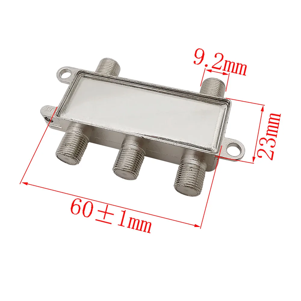 2/3/4 Way Port TV sygnał satelitarny Coax diploxer Combiner 1 na 2/3/4 Out antena satelitarna rozdzielacz TV rozdzielacz