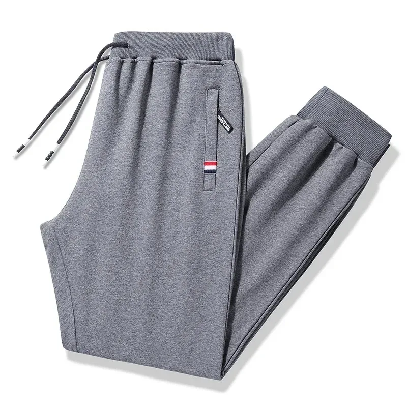عالية الجودة سراويل قطنية الرجال عادية فضفاض Sweatpants ركض اللياقة البدنية ملابس رياضية موضة فضفاض بنطلون حجم كبير 8XL #5