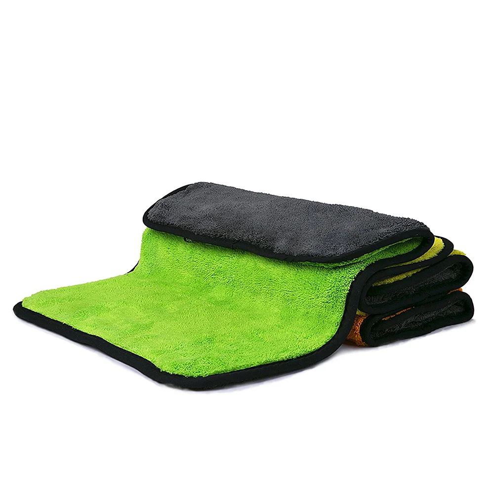 

3 шт. полотенца для мойки автомобиля, двухсторонние, коралловые, мягкие, прочные, сильное водопоглощение, безворсовые, царапины, безопасные для автополировки, вощения