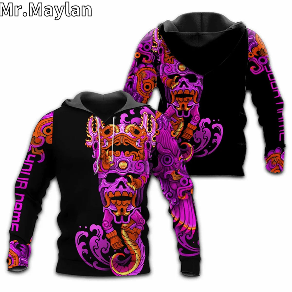 AZTEC Mexico AXOLOTL TATTOO MURAL Tattoo 3D Print Unisex Hoodie Men Sweatshirt Streetwear Zip Pullover Casual Jacket Tracksuits