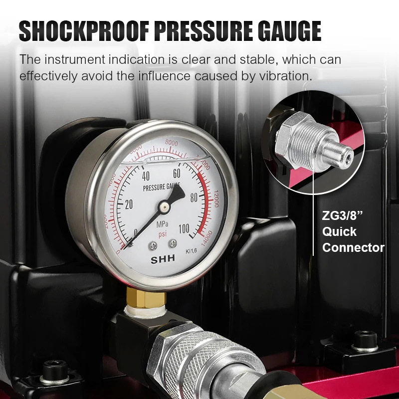 220 فولت 600 واط مضخة كهربائية عالية الجهد دليل/مفتاح سفلي مضخة هيدروليكية كهربائية محطة هيدروليكية QQ-700