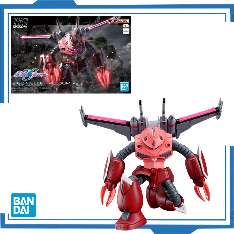

Bandai Original HG 1/144 Mobile Suit GUNDAM SEED FREEDOM Z GOK Seed Freedom Ver Assembly Model Anime Action Figures Toys
