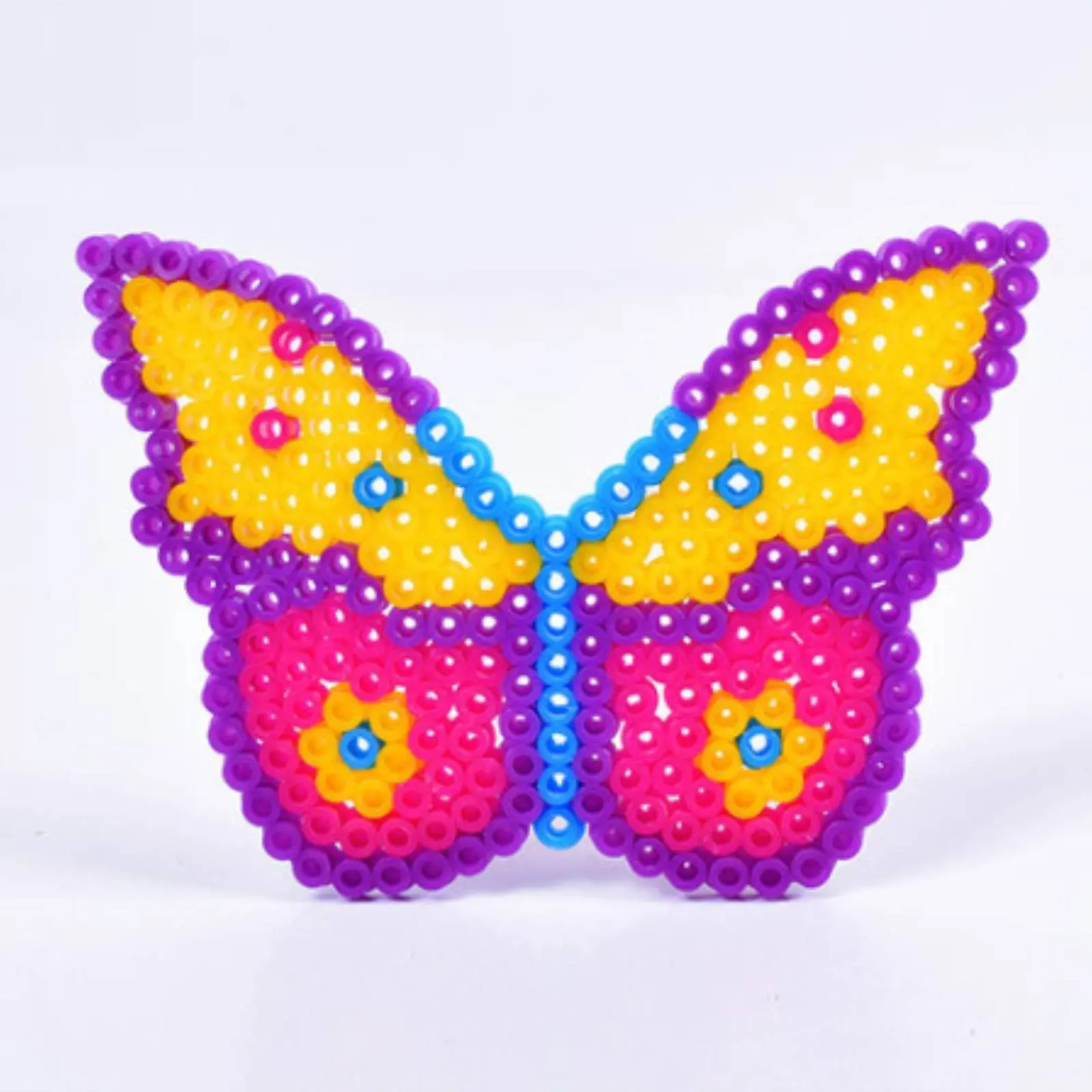 20 Pieces 5mm Fuse Bead Template Set Creative Fun Creature and Vehicle Bead Designs Plastic Pegboard Kit for School Crafts