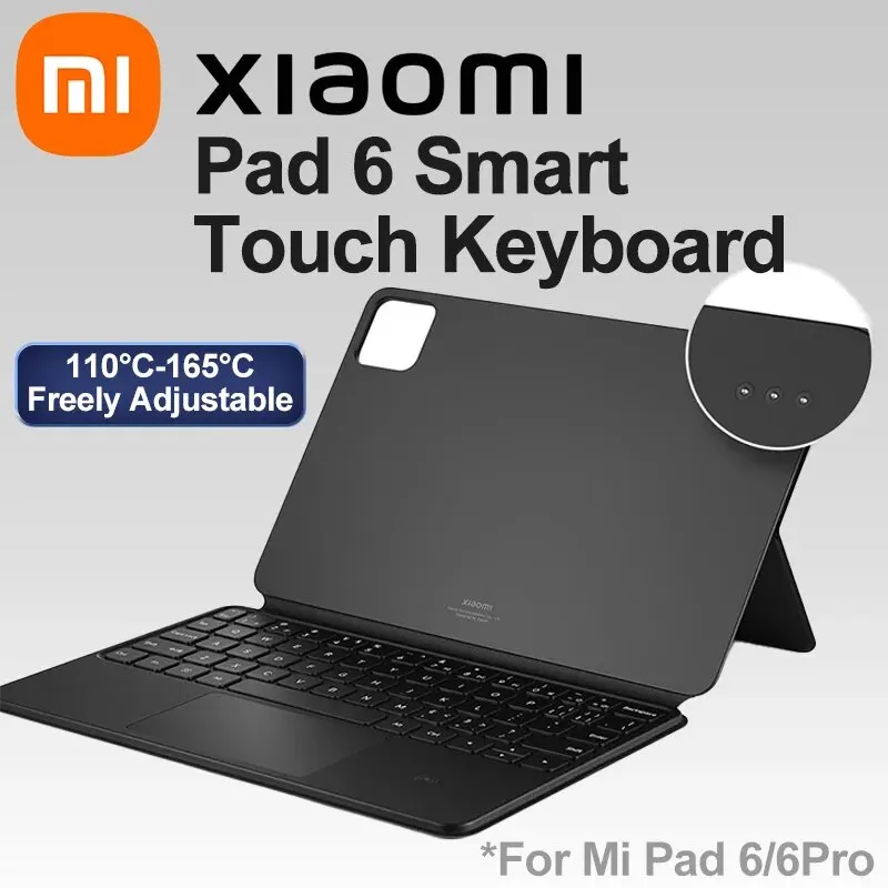 2024 novo original xiaomi teclado de toque inteligente capa protetora para mi pad 6 / 6 pro com nfc pogo pino escudo anti-incrustante 64 teclas