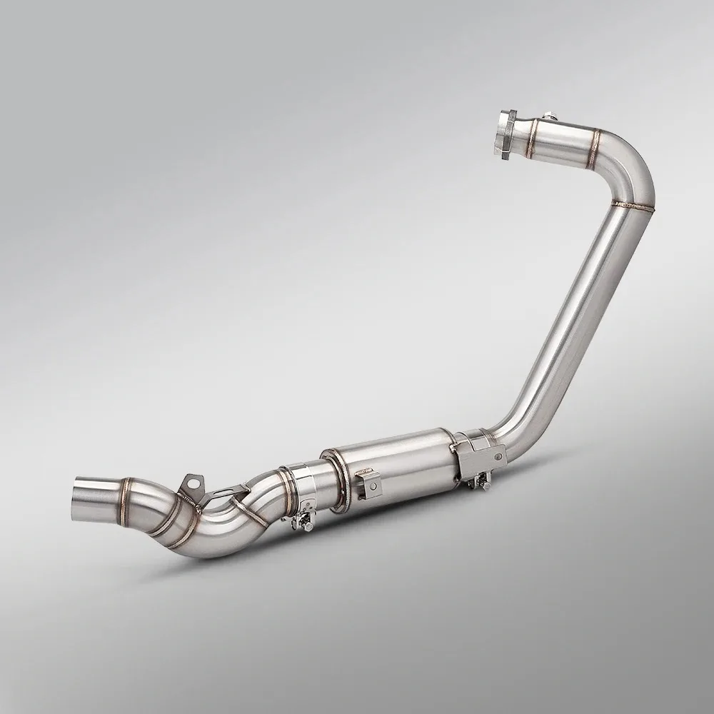 For Triumph Speed Scrambler 400X 23-26 Speed 400 Escape Slip-On Motorcycle Exhaust System Header Link Pipe 45MM Connecting Pipe