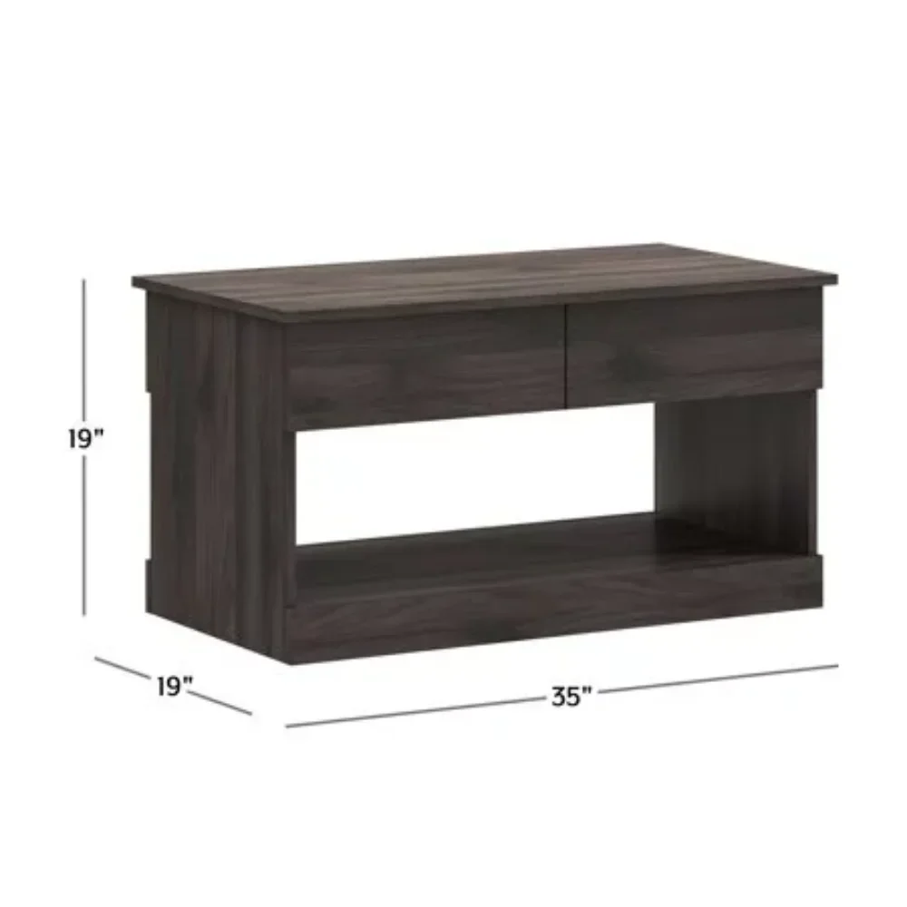 Mesa de centro Rectangular con elevación superior, muebles de sala de estar, mesa Simple y moderna, de madera, selección de colores