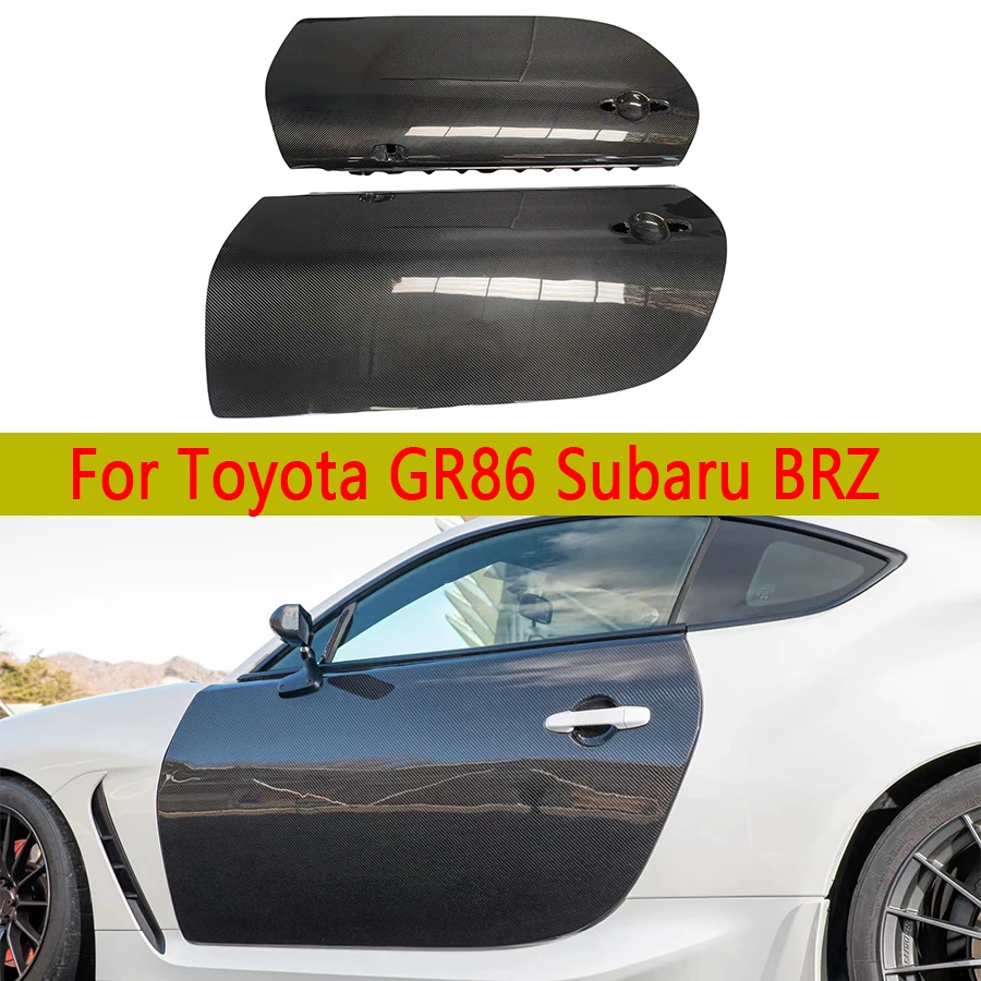 

Для Toyota GR86 Subaru BRZ углеродное волокно Автомобильная дверь брызговик Боковая дверь панель декоративные аксессуары комплект кузова