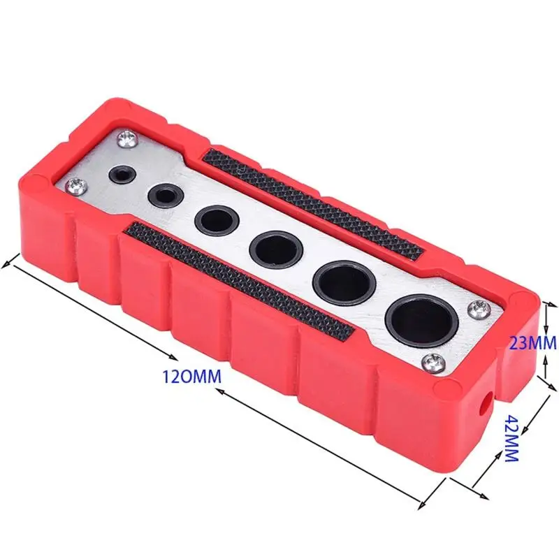 Imagem -02 - Carpintaria Bolso Hole Jig Localizador de Perfuração Madeira Dowelling Broca Auto Centrante Kit Guia Perfurador Mm13 mm